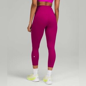 Lululemon Base Pace High-Rise Crop 23" in Magenta Purple Size 4